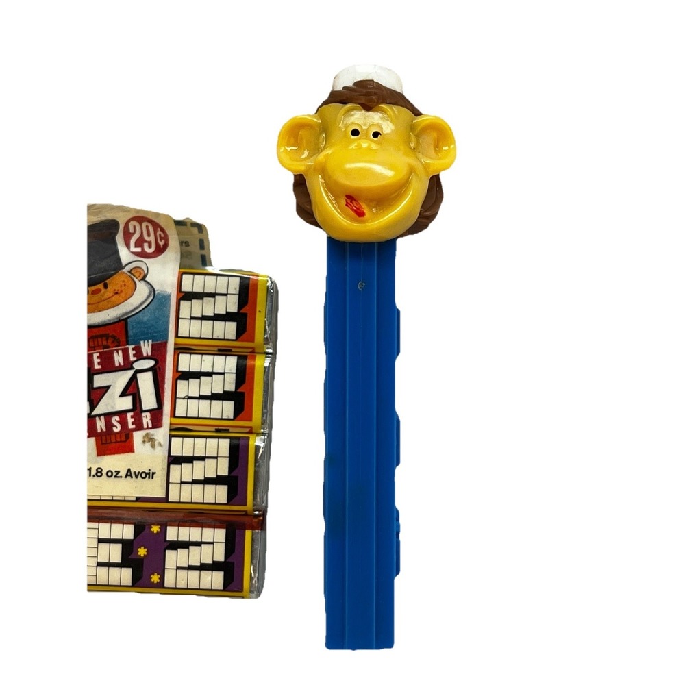 Pez No Feet Monkey Sailor Made In Austria + Original Candy- 1970's- Working